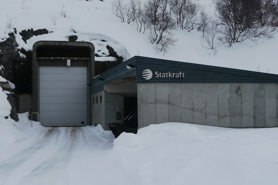 Adamselv power plant entry portal