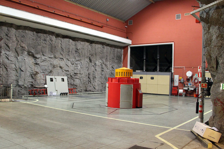 Båtsvatn power plant machine room