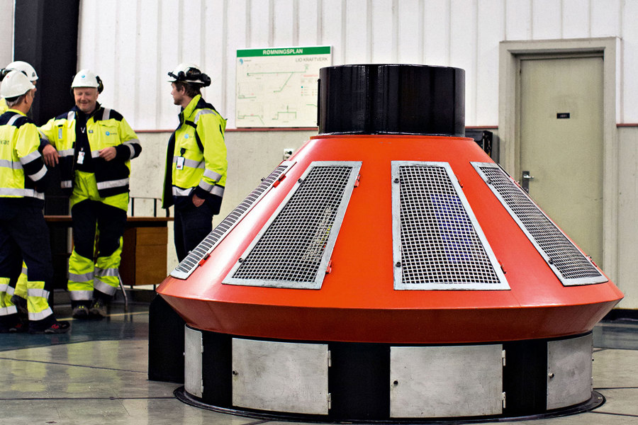 Top of generating unit at Lio power plant