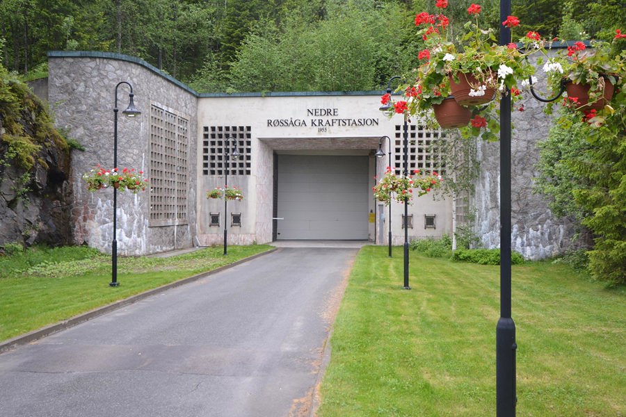 Entry portal at Nedre Røssåga power plant
