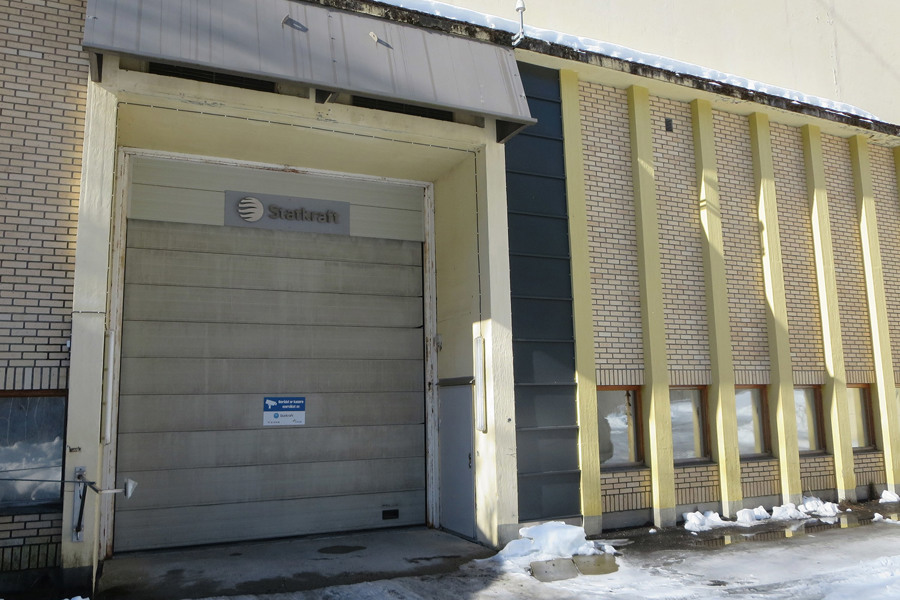 In front of Refsdal power plant