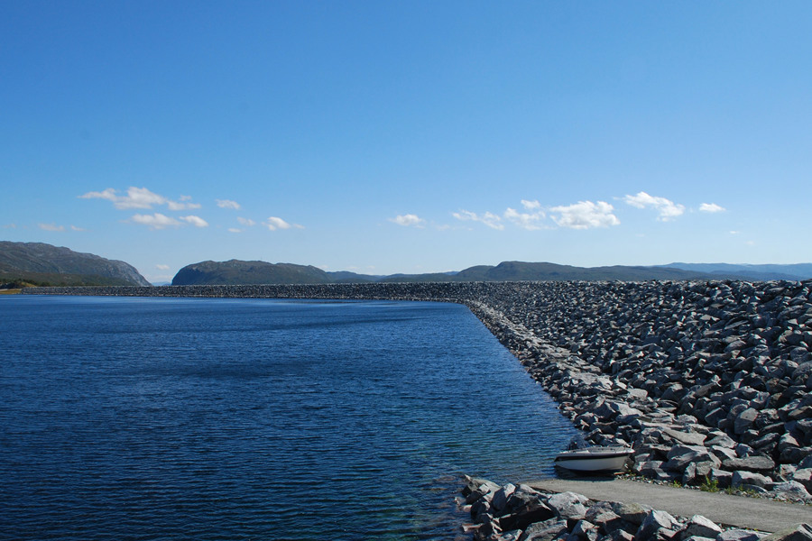 Upstream view of Songa dam